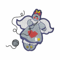 Sewing Angel embroidered shirts