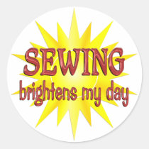 Sewing Brightens My Day stickers