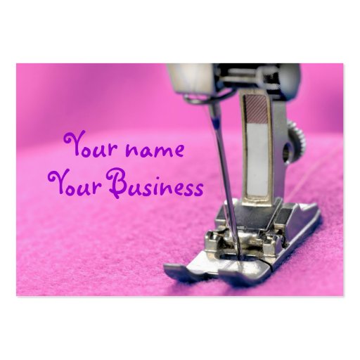 Sewing Business Card Template (front side)