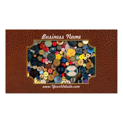Sewing - Buttons - Bunch of Buttons Business Cards