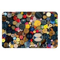 Sewing - Buttons - Bunch of Buttons Flexible Magnets