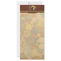 Sewing - Buttons - Bunch of Buttons Rack Card Template