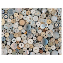 Sewing - Buttons - Lots of white buttons Full Color Flyer