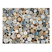 Sewing - Buttons - Lots of white buttons Post Card