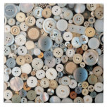 Sewing - Buttons - Lots of white buttons Ceramic Tiles