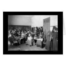 Sewing Class Howard University 1900 Greeting Card