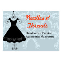 Sewing Couture black couture stitching seamstress business cards