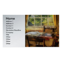 Sewing - Domestic Sewing Machine Business Card Template