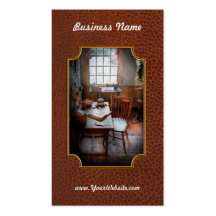 Sewing - I dream about the ocean Business Card Template