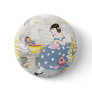 Sewing in a Garden of Foxglove & Poppies Buttons