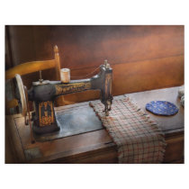 Sewing - It's just Black and White Flyer Design
