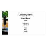 Sewing Machine and Lamp Business Cards