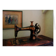 Sewing Machine and Lithograph Cards