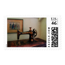 Sewing Machine and Lithograph Postage