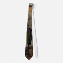 Sewing Machine and Lithograph Custom Tie