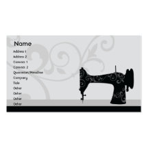 Sewing Machine - Business Business Card Template
