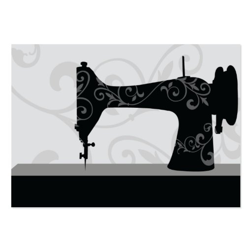 Sewing Machine - Chubby Business Cards (back side)