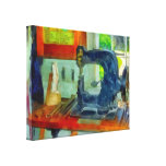 Sewing Machine in Harness Room Gallery Wrapped Canvas