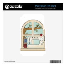 sewing machine iPod touch 4G skins