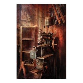 Sewing Machine - Sewing Machine for Saddle Making print