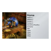 Sewing Machine  - Sewing Machine IV Business Card Template