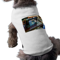 Sewing Machine With Sissors Doggie T Shirt