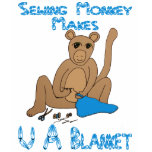 Sewing Monkey Makes U a Blanket Tshirts