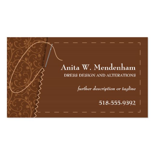 Sewing Needle Business Card