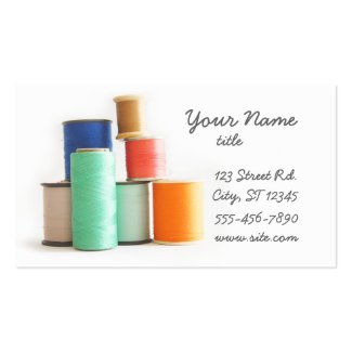 Sewing or Tailoring Business Cards