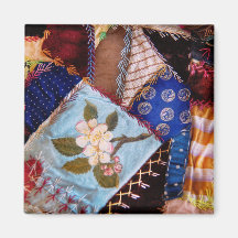 Sewing - Patchwork - Grandma's quilt Magnets
