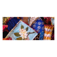 Sewing - Patchwork - Grandma's quilt Full Color Rack Card
