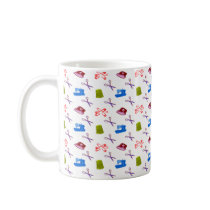 sewing pattern mug