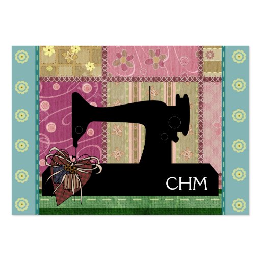 Sewing / Quilting Card - SRF Business Card Templates (front side)