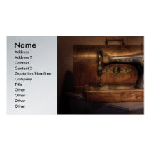 Sewing - Singer Business Card