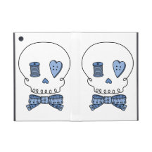 Sewing Skull (Blue) Covers For iPad Mini