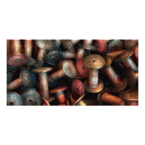 Sewing - Spools Picture Card