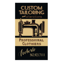 Sewing: Tailor, Dressmaker, Designer, Seamstress business cards