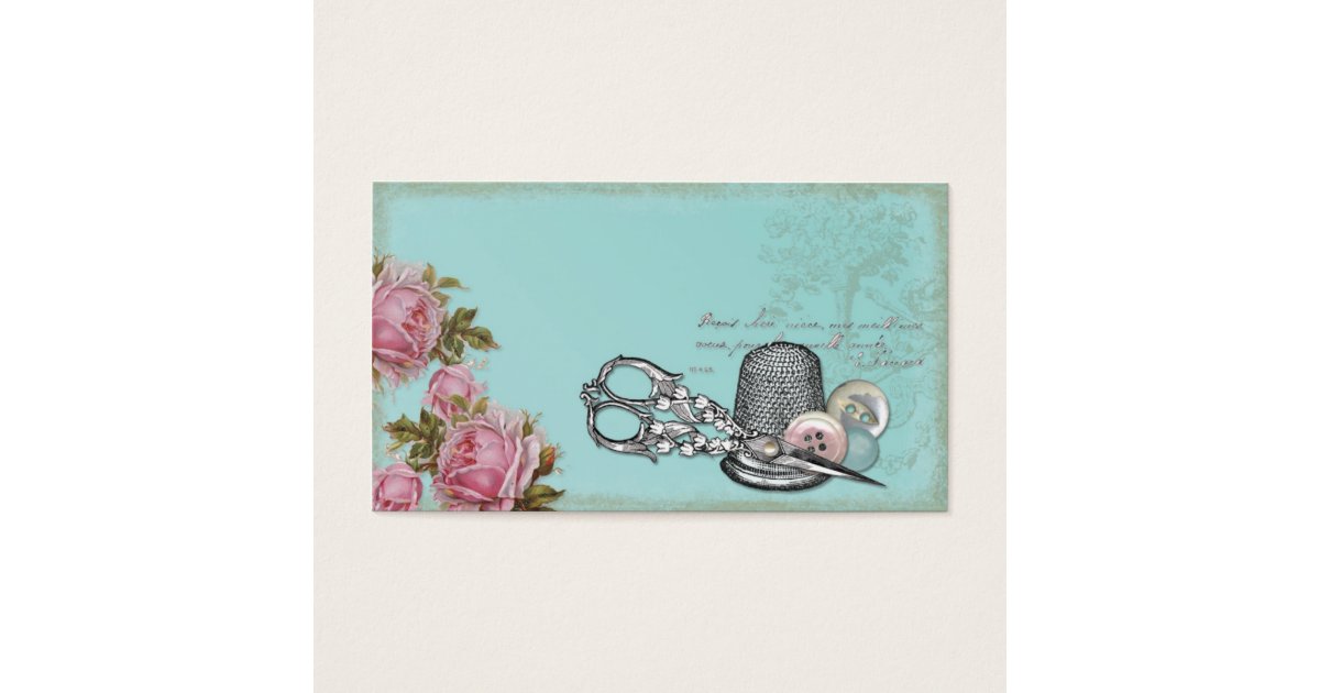 Sewing Theme Business Card | Zazzle