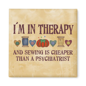 Sewing Therapy magnet