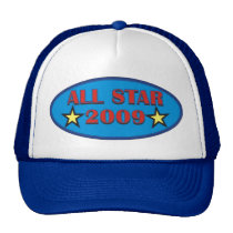'Sewn' All Star 2009 badge hats