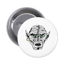 sewn up ghoul skull buttons