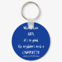 Sex Cigarette Keychain Blue by EvilDonkey Sex Cigarette Keychain Blue