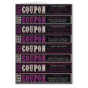 Sex Coupons cards