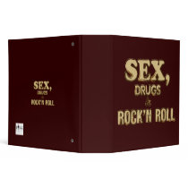 Sex, Drugs & Rock'n Roll Binder