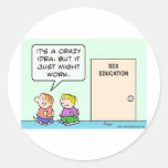 sex education crazy idea that just might work round stickers