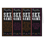 Sex Game Cards