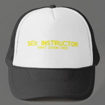 SEX INSTRUCTOR hats