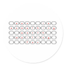 Sex Is Something Worth Waiting For Round Sticker