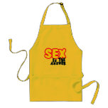 SEX IS THE ANSWER aprons