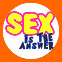 SEX IS THE ANSWER stickers
